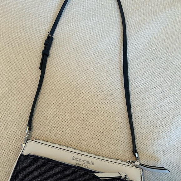 Kate Spade Denim Cross Body Bag - Picture 1 of 4